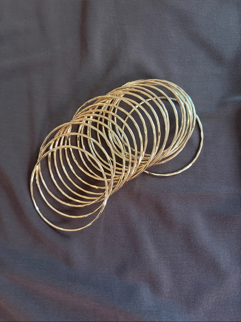 Gold bangles